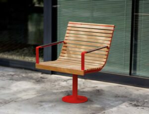 Fauteuil bois fixation amovible PYLA