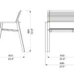 E2-257 fauteuil métal accoudoirs