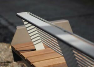 Banc avec appui vélo VANNES