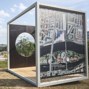 Pôle interactif Pergola d'exposition