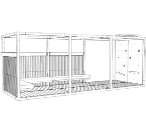 Salon de plein air et détente Pergola RUSTREL (2)