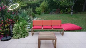 A1 banc 3pl BA130 ensemble avec tabouret