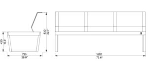 A1 banc 3pl BA130