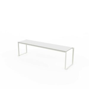 Banquette HPL résistante intempéries LETIA