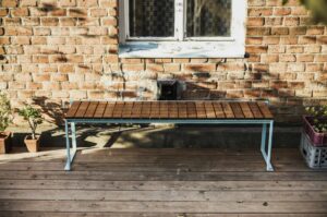 Banquette bois extérieur LOPIGNA