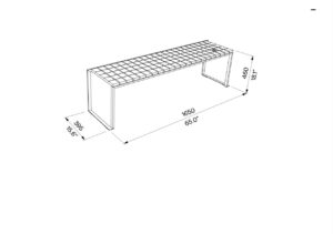 Banquette bois extérieur LOPIGNA