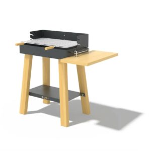 Barbecue bois avec tablette CATERI