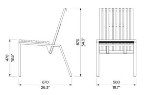 Chaise LA125
