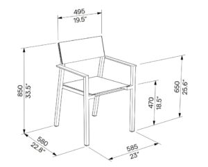 E2 Fauteuil LCR228 tissu