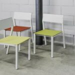 E2 chaise LCR127 HPL et tissu
