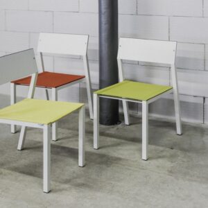 E2 chaise LCR127 HPL et tissu
