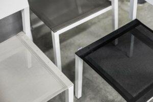 E2 chaise LCR127 HPL et tissu