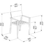Fauteuil hpl et bois LCR225