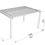 HI table rectangulaire LBS640