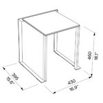 HI tabouret hpl LBS220