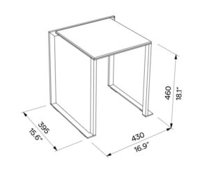 HI tabouret hpl LBS220