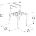 E2 chaise bois LCR126