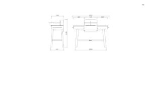 Large barbecue avec tables CASALTA