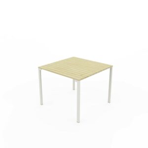 Petite Table extérieur basse carrée en bois MARIGNANA