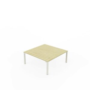 Table basse carrée en bois résistante MURZO