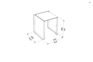 Tabouret HPL espaces extérieurs FOCE