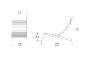 Transat bois design AMBIEGNA