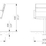U1-153 Fauteuil bois avec accoudoirs