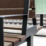 U1-350 banc double long bois ERNÉE