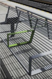 U1-390 banc double tout acier CRAON-