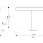 U1-510 assis-debout double plan