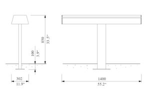 U1-530 assis-debout double MISSILLAC plan