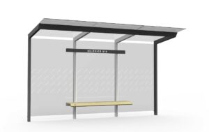 Abribus L4700mm avec banquette bois intégrée MONTREUIL (6)