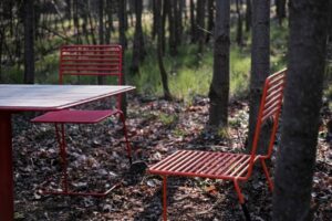 Chaise colorée robuste terrasse TALASANI