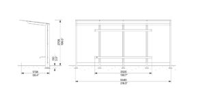 Collection X1-400-SS abribus
