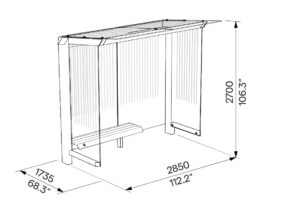 Collection X2-210L-SS abribus_