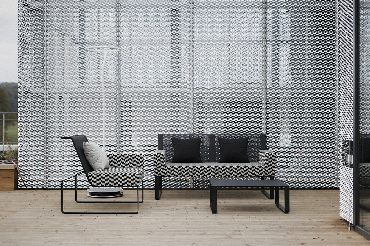 Fauteuil extérieur accoudoir gauche MERIA