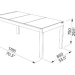 L2 Table HPL 175cm SN120