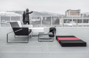 R1 Canapé 2 places avec un accoudoir côté gauche MO127