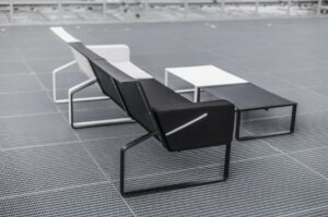 R1 Canapé 2 places avec un accoudoir côté droit MO126