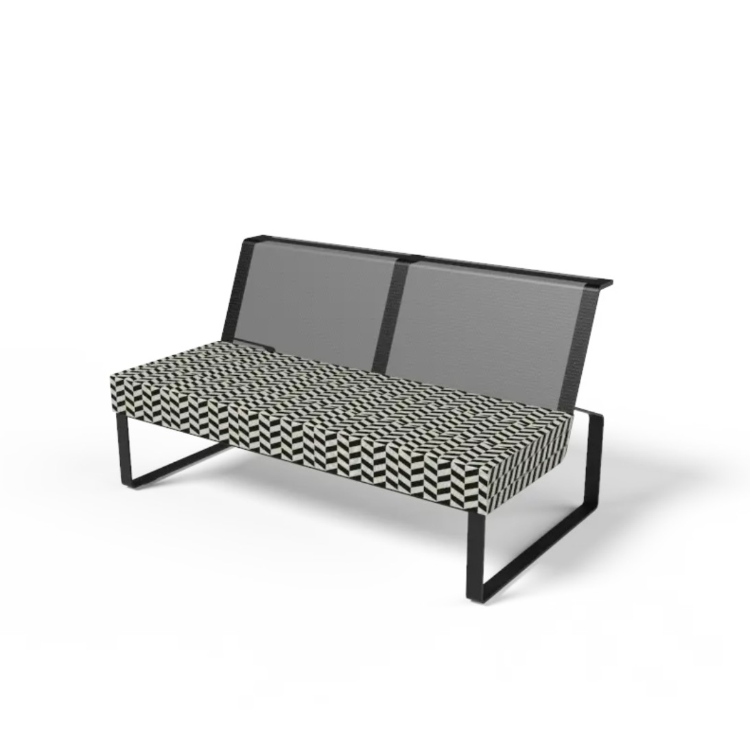 Sofa élégant de jardin 2 places MOLTIFAO