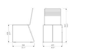 T1 Chaise acier KL100