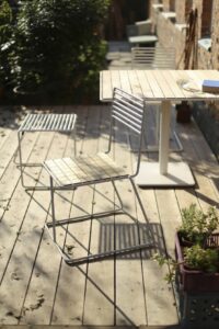 T1 chaise acier bois KL102