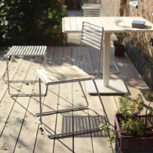 T1 chaise acier bois KL102