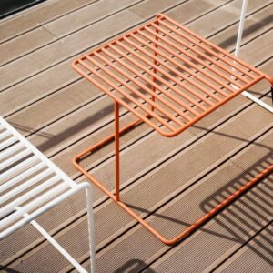 Tabouret tout acier coloré outdoor UCCIANI