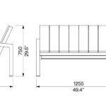 U5 Sofa 122,5cm LU240
