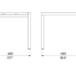 U5 Tables LU510 48cm