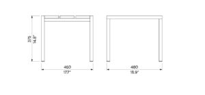 U5 Tables LU510 48cm