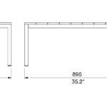 U5 Tables LU530 90cm