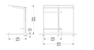 Collection X1-200L-SS abribus