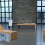 62305 chaise longue avec table VEST